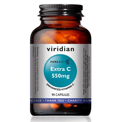 Viridian Extra C 550mg 90 capsules