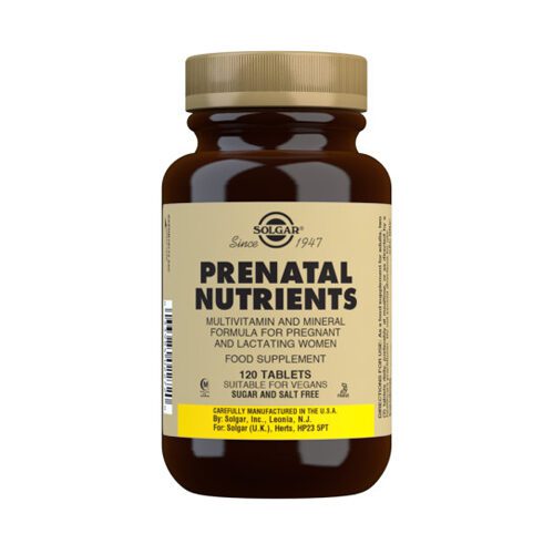 Solgar Prenatal Nutrients 120 tablets