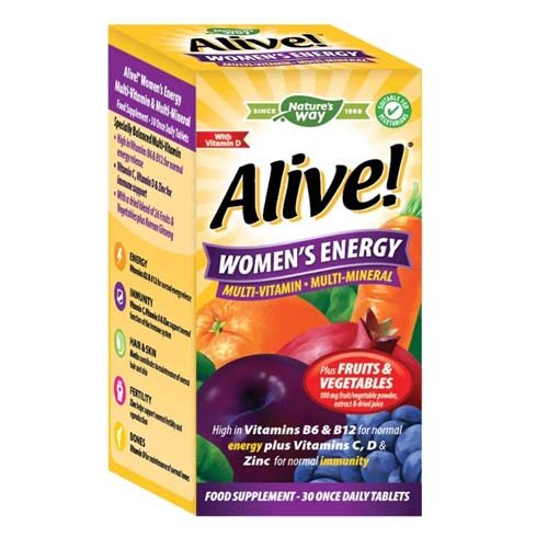 Alive Womens Energy multivitamin once a day tablet