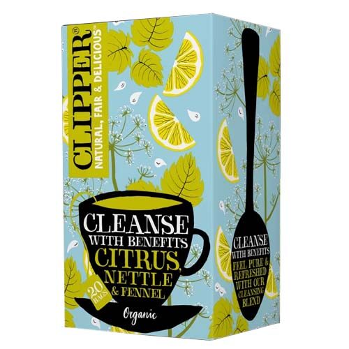 Clipper Cleanse with benefits tea