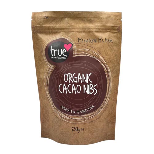 True Natural Foods Organic Cacao Nibs 250g