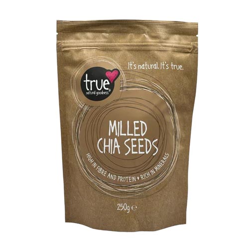 True Natural Foods Milled Chia Seeds 250g