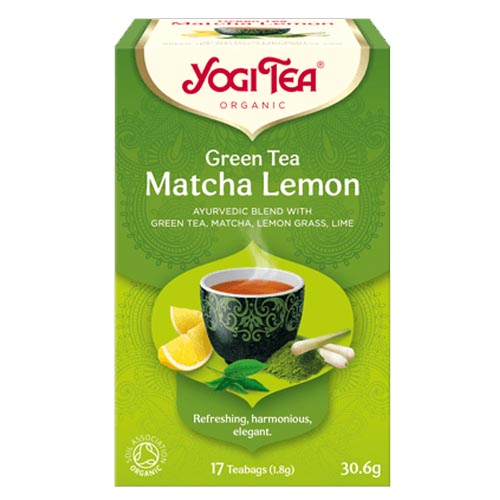 Yogu Green Matcha tea with lemon