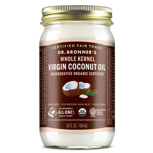 Dr Bronner Whole kernel virgin coconut oil 414ml