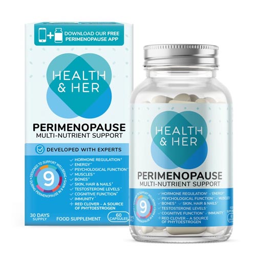 Health And Her Perimenopause nutrient support 60 capsules