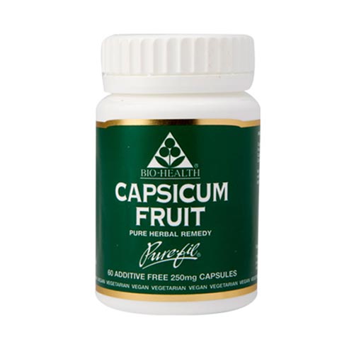 Bio Health Capsicum fruit 60 capsules
