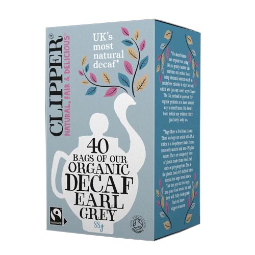 Clipper Organic Decaf Earl Grey tea 40 bags