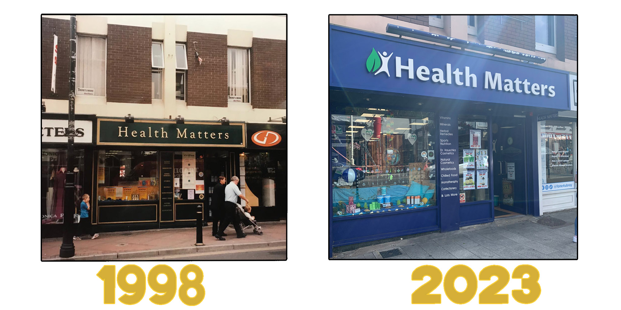 Bray Stores then and now