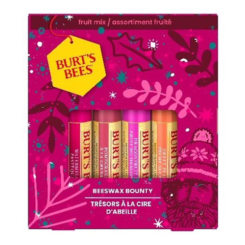 Burts Bees Beeswax Bounty Fruit mix lip balm gift set