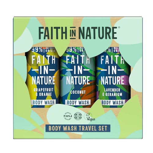 Faith In Nature Travel Body wash set