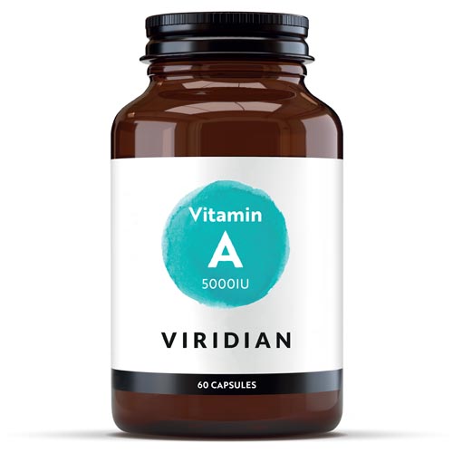 Viridian Vitamin A capsules