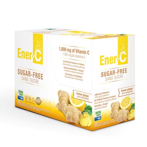 EnerC Ginger Lemon Vitamin C drink Box 30 sachets