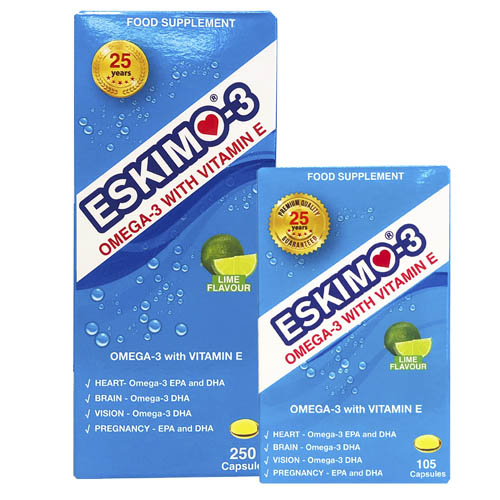 Eskimo 250 capsules with free 105 capsules