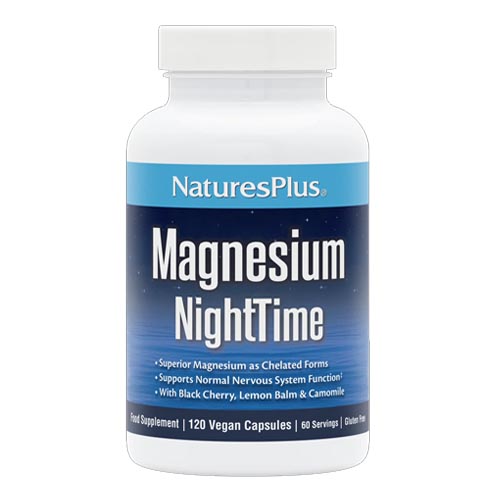 Natures Plus Magnesium Night time 120 capsules